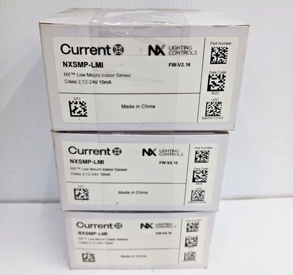 Lot of 3 New NX Lighting Controls NXSMP-LMI Low Mount Indoor Sensor 12-24 V