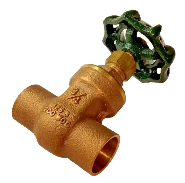NEW WATTS GAS REGULATOR SWEAT VALVE BRONZE 3/4" 200 WOG