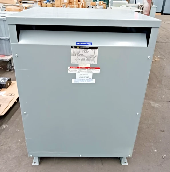 Square D 75 Kva 3 Ph Transformer 480 ▲ HV 208Y/120 LV Wye 75T3HFISCUNLP Copper
