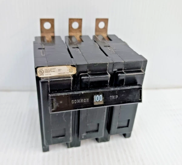 Eaton 100 Amp Bolt-on Circuit Breaker QBHW3100H 3 Pole 240 Vac 22kA