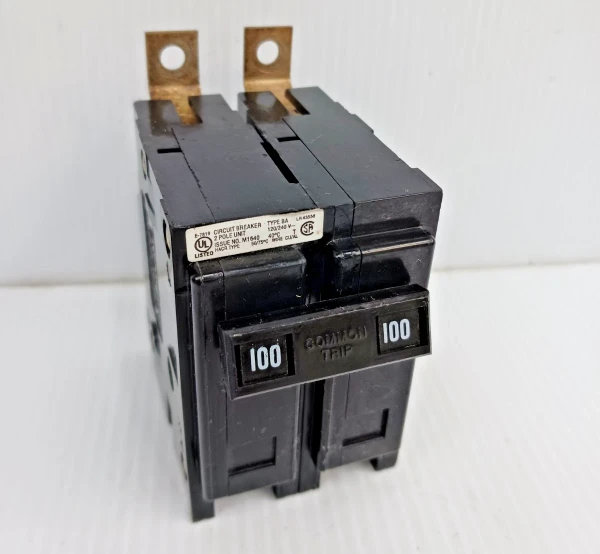 Eaton Cutler Hammer 100 Amp 2 Pole Bolt-on Circuit Breaker BAB2100 240 Vac