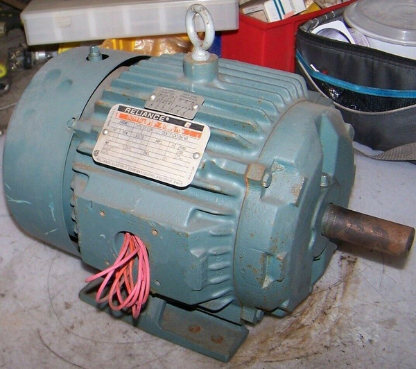 NEW RELIANCE 2 HP ELECTRIC AC MOTOR 460 VAC 1740 RPM 182T FRAME 3 PHASE