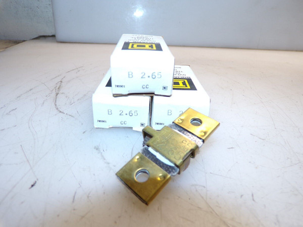 NEW LOT OF 3 SQUARE D B 2.65 THERMAL OVERLOAD UNITS 