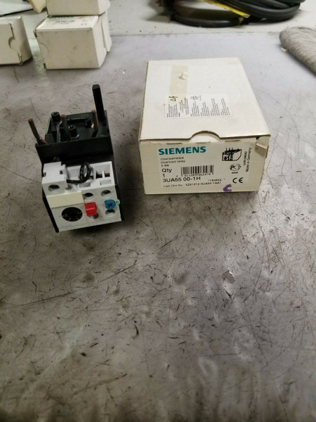 NEW SIEMENS 3UA55 00-1H THERMAL OVERLOAD RELAY 5 TO 8 AMP 600 VAC