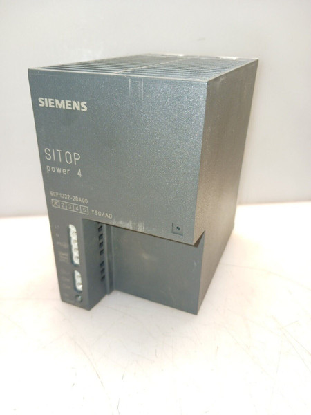 SIEMENS SITOP POWER 4 POWER SUPPLY 230/120 VAC IN 24 VDC OUT 6EP1332-2BA00