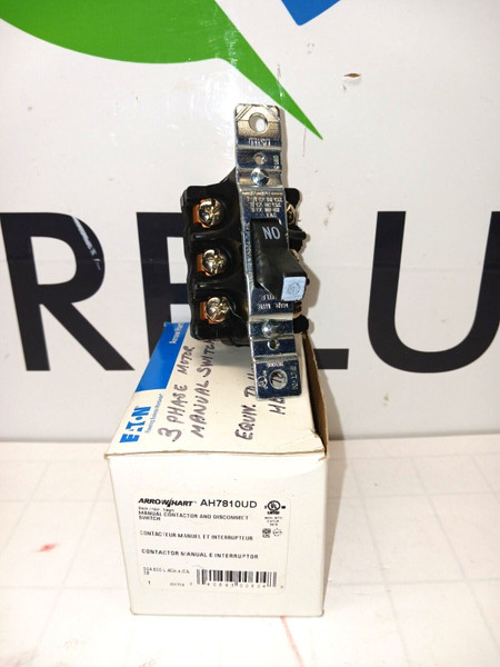 NEW EATON AH7810UD MANUAL CONTACTOR AND DISCONNECT SWITCH