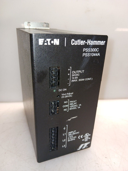 EATON CUTLER HAMMER PSS300C PSS1044A POWER SUPPLY 24 VDC OUTPUT