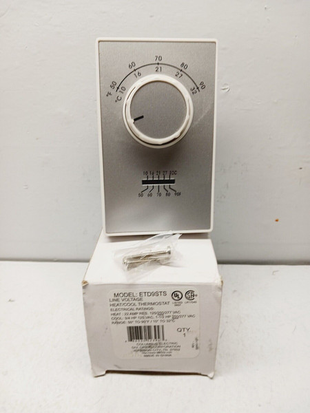 NEW COLUMBUS ELECTRIC ETD9STS HEAT/COOL THERMOSTAT