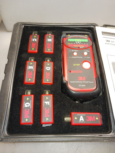 3M DT-2000 DATA COMMUNICATIONS AND COAX CABLE DETECTION INSTRUMENTS