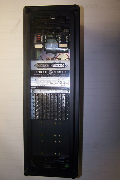 GE 12BDD19B1A DIFFERENTIAL RELAY W/ PERCENTAGE & HARMONIC RESTRAINT 125/250 VDC