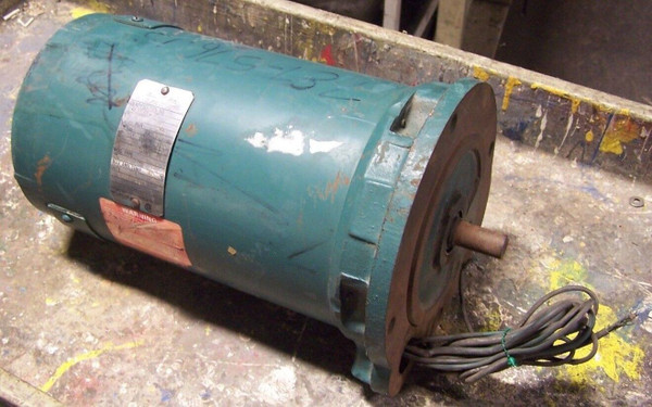 RELANCE 1 HP LIMITORQUE DC MOTOR 75 VDC V56 FRAME 2100 RPM 463555-WF