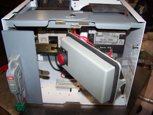 SQUARE D SIZE 2 MCC BUCKET WITH 30 AMP BREAKER FHP36030 8502SDO2S CONTACTOR 