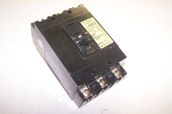 NEW NIKKO 20 AMP CIRCUIT BREAKER 460 VAC 3 POLE  MSK53
