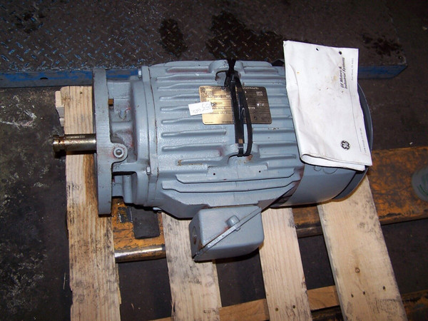 NEW GE 5 HP VERTICAL AC ELECTRIC MOTOR L215HP10 FR 460 V 1160 RPM 5K215PLGDA7A
