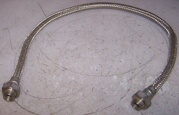 NEW 36" LONG 3/8" NPT 304 STAINLESS STEEL FLEXIBLE BRAIDED HOSE CLASS 150