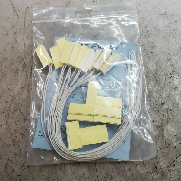 10) NEW TANE ALARM FM-102 WHITE SURFACE MOUNT MAGNETIC CONTACTS 30 VDC LOT OF 10