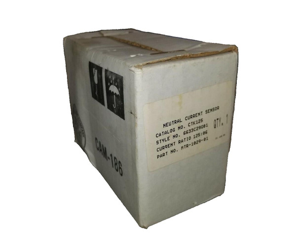 NEW CUTLER HAMMER CTK125 NETURAL CURRENT SENSOR 125:06 RATIO 6633C29G01