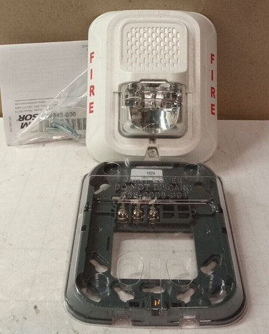 NEW SYSTEM SENSOR SWL FIRE ALARM STROBE INDOOR WALL MOUNT WHITE 12/24 ...