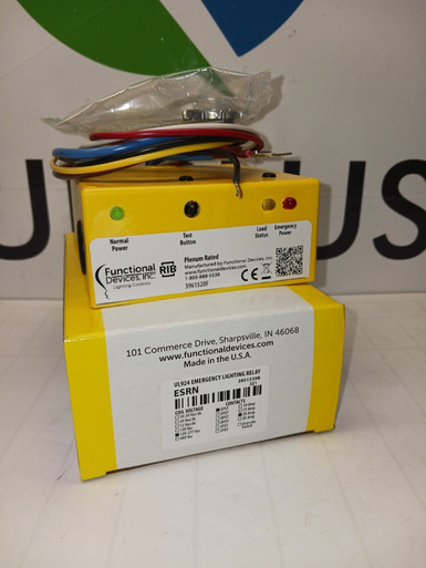 NEW RIB ESR-UL924 EMERGENCY LIGHTING RELAY 20 AMP 277 VAC - C & G