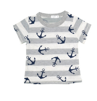 ANCHOR PRINT SHORT SLEEVE TEE