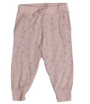 Jogger Pants with Pockets (Petite Floral Pattern)