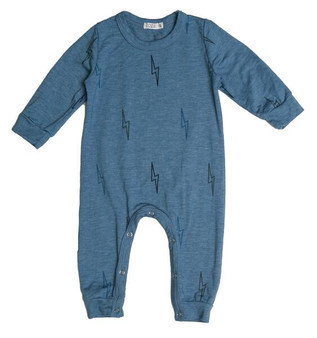 Long-Sleeve Onesie (Lightningbolt Pattern)