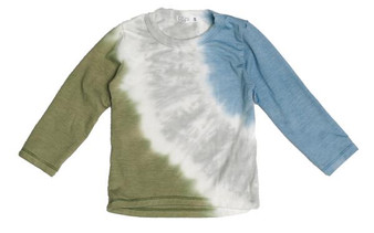Long-Sleeve Shirt (Diagonal Tie-Dye)