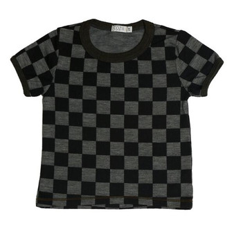 Ringer Tee (Checker Pattern)