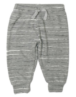 Sweatpants with Back Pocket (Gray Stripes)