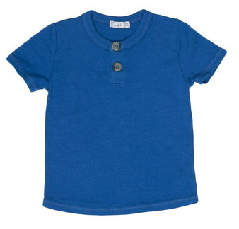[COSYHARU公式]Magnum Henley Neck Short-Sleeved Knitwear Melange Knit Henley Neck - COSYHARU | 60% - Asian Fashion