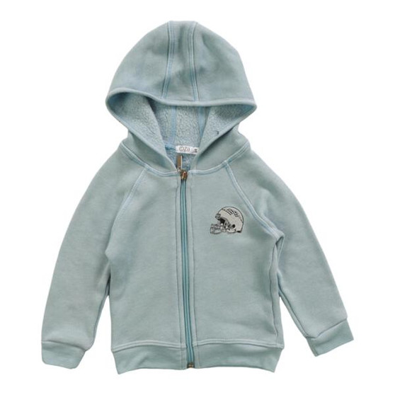 Banded-Hood Jacket (Checker Helmet Print)