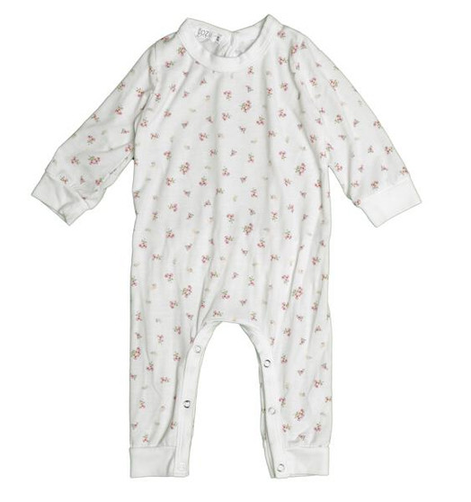 Long-Sleeve Onesie (Petite Floral Pattern)