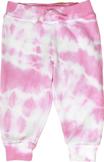 Sweatpants with Back Pocket (Pink Tie-Dye)