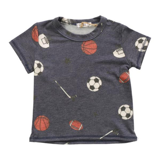 Short-Sleeve Tee (Sports Pattern)