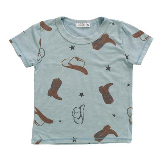 Short-Sleeve Tee (Cowboy Pattern)