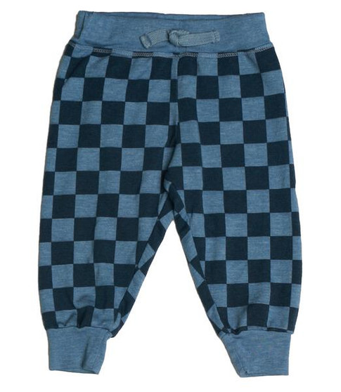 Sweatpants with Back Pocket (Checker Pattern)