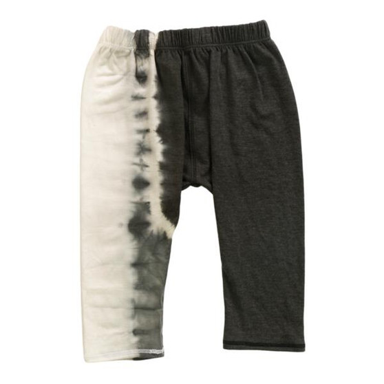 Harem Pants (Split Black Tie-Dye)