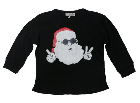 Crewneck Shirt (Santa Peace Print)