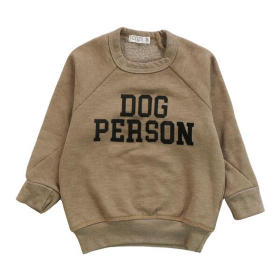 Crewneck Sweater ("DOG PERSON")