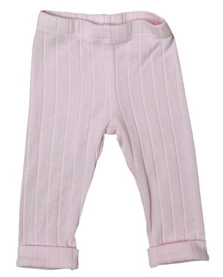 Flat-Ribbed Roll-Up Leggings