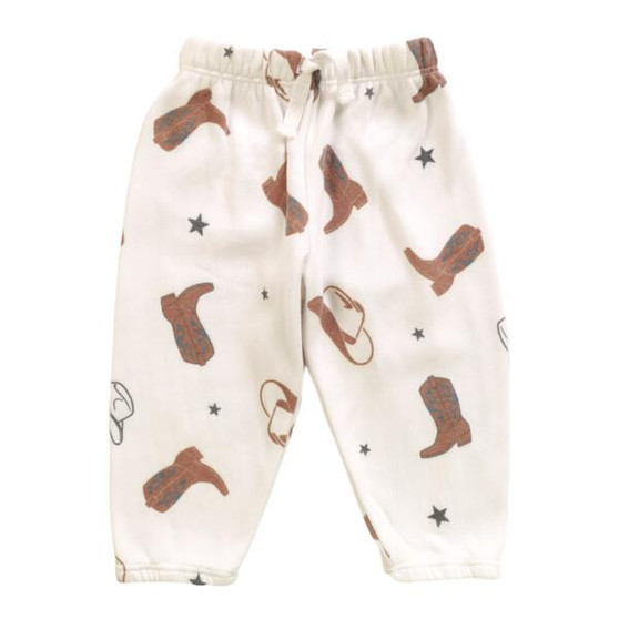 Athletic Pants with Back Pocket (Cowboy Pattern)