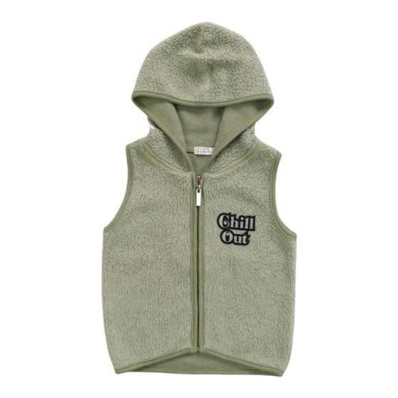 Reversed Hooded Vest ("Chill Out")