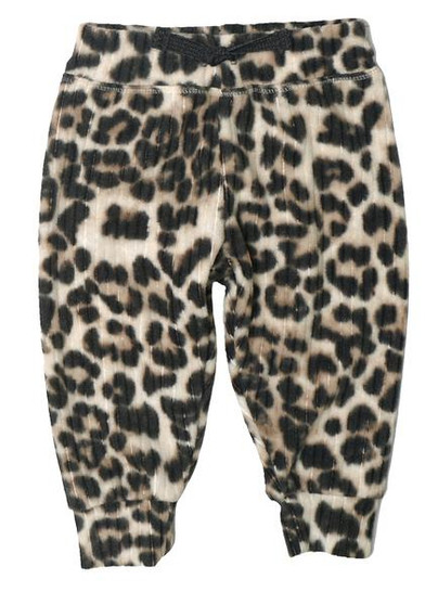 Sweatpants with Back Pocket (Leopard Print)