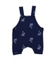 NAVY SUN SUIT WITH WHITE PALM TREES 