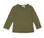 OLIVE LONG SLEEVE CREW TEE