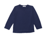 NAVY LONG SLEEVE CREW TEE