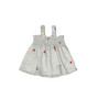 CHERRY PRINT SMOCKED TOP WITH STRAPS