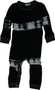 Thermal Long-Sleeve Onesie (Black-Grey Tie-Dye)