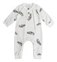 Long-Sleeve Henley Onesie (Hot Rod Pattern)