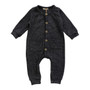 Hacci Long-Sleeve Onesie with Pockets